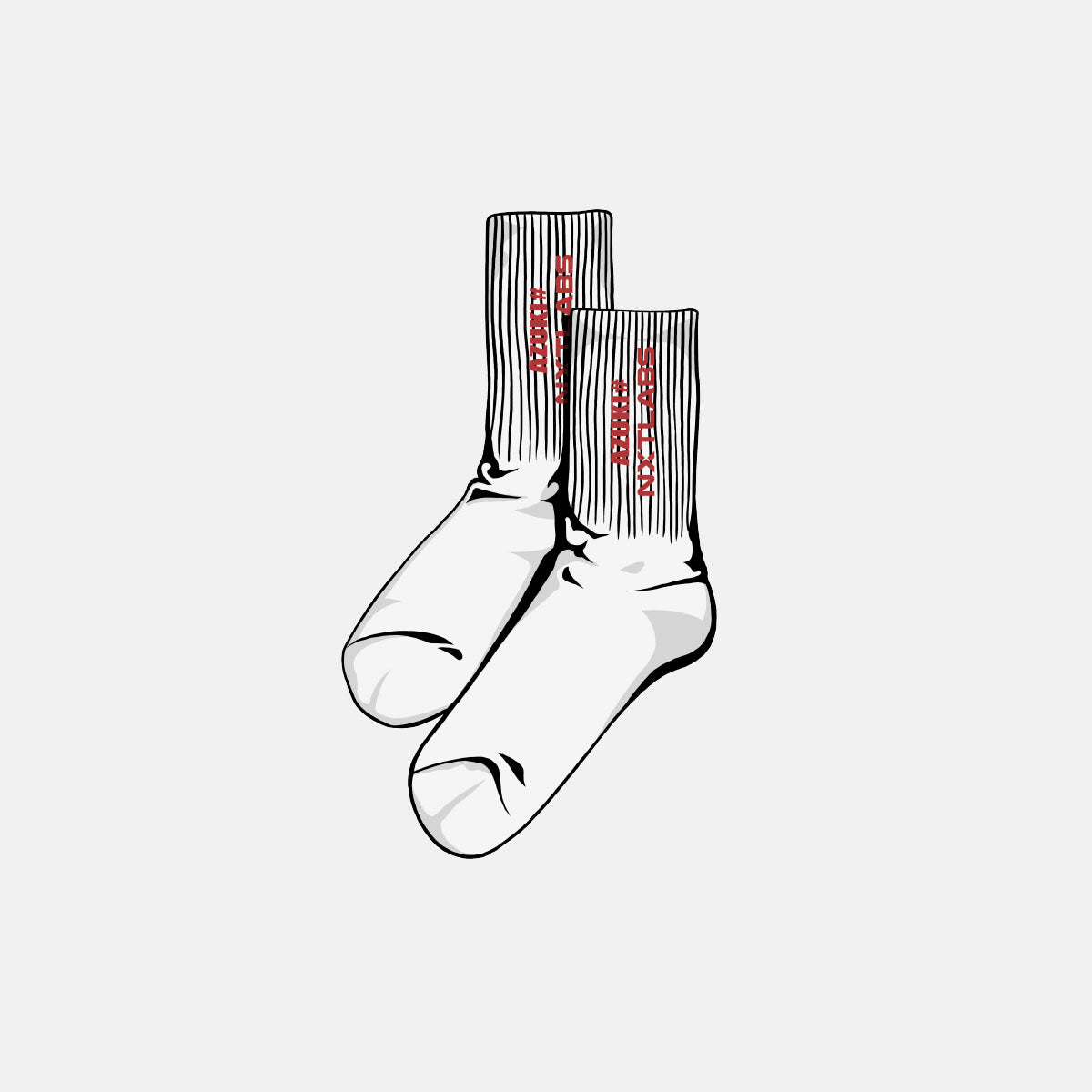 NXT AZUKI Logo Crew Socks