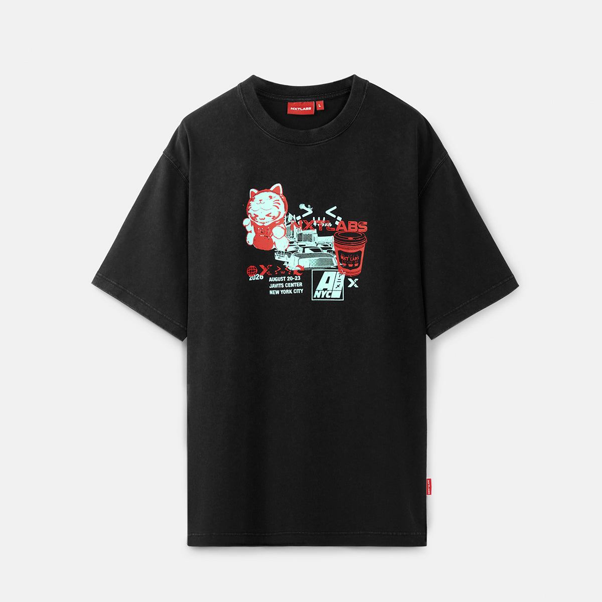 NXTLABS x Anime NYC collage tee