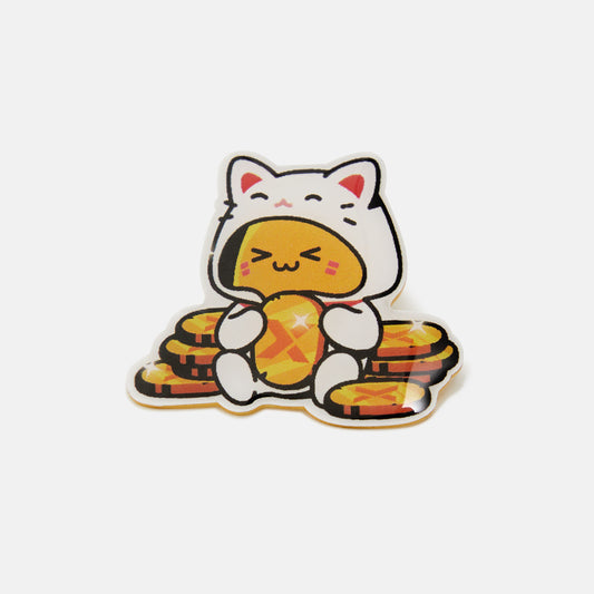 Maneki Beanz Brooch