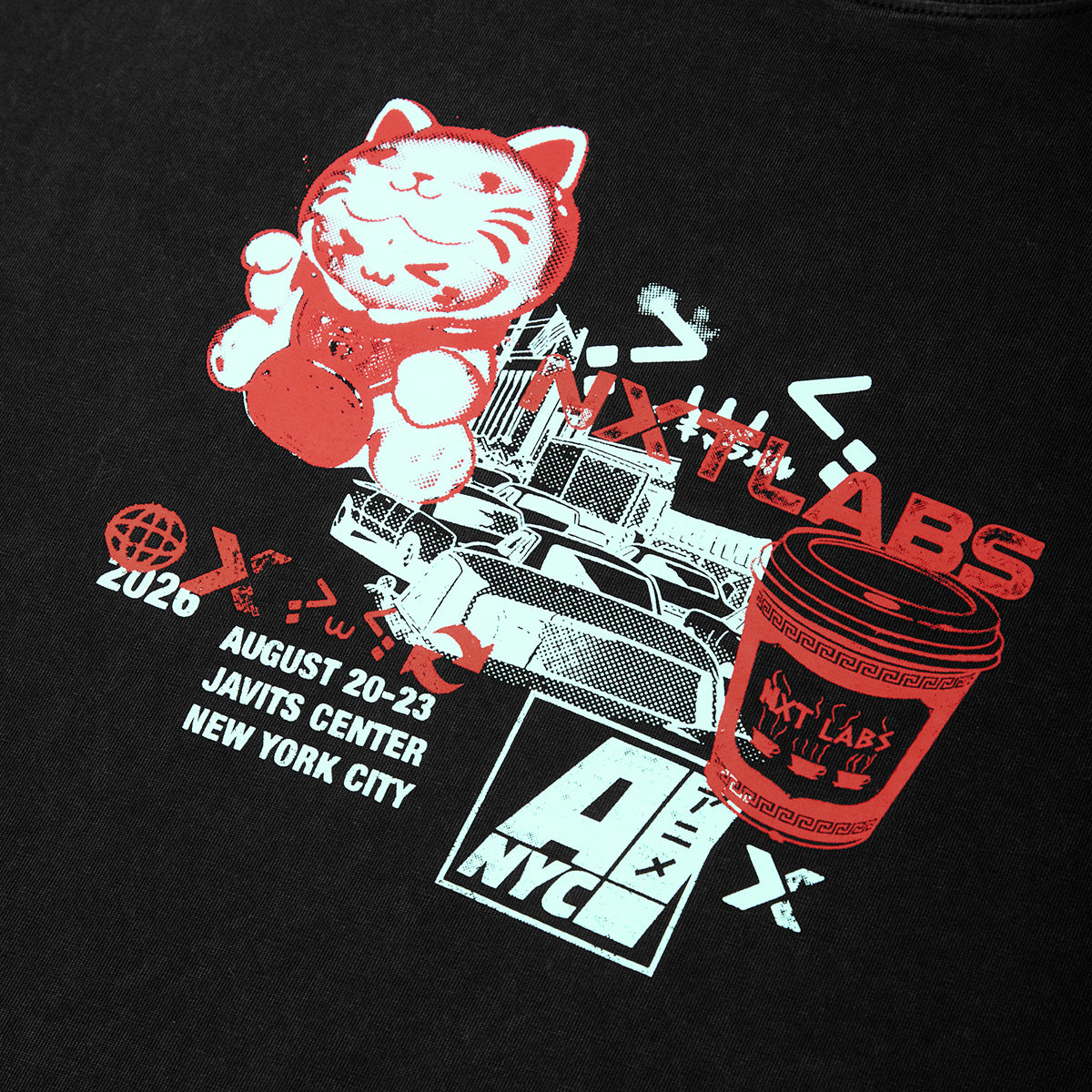 NXTLABS x Anime NYC collage tee