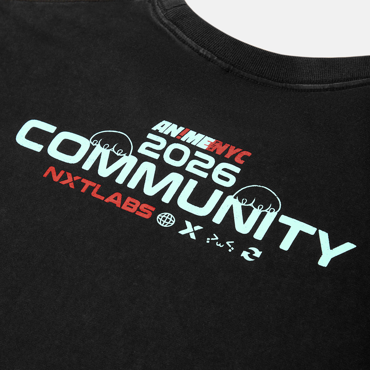 NXTLABS x Anime NYC collage tee