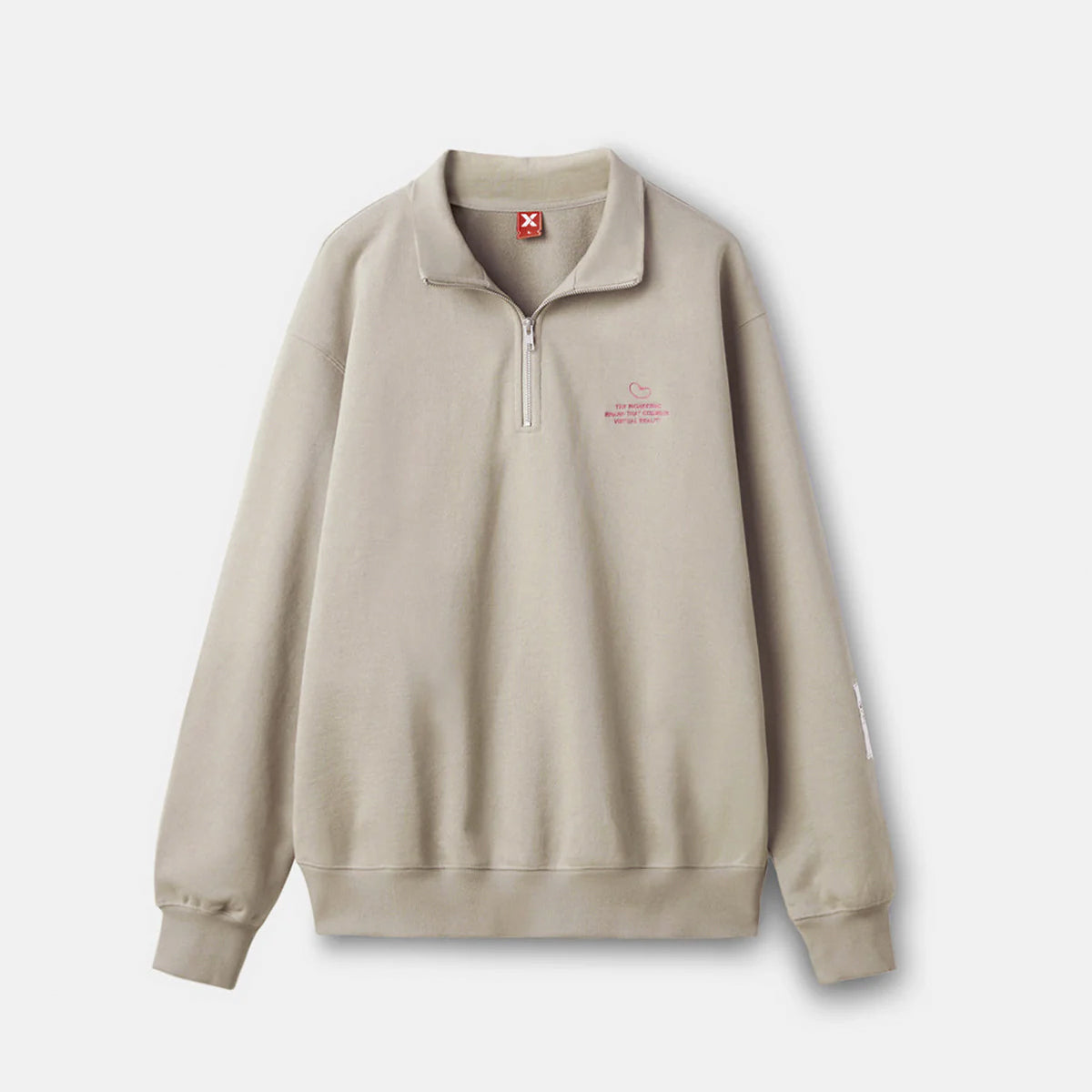 NXT Bean Half Zip Funnel-Neck Sweatshirt