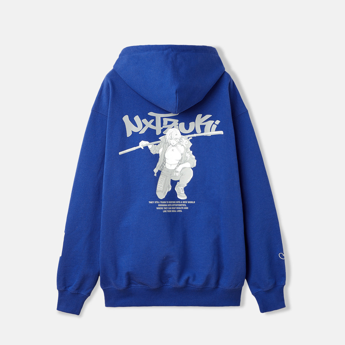 NXT AZUKI No.4589 Blue Hoodie