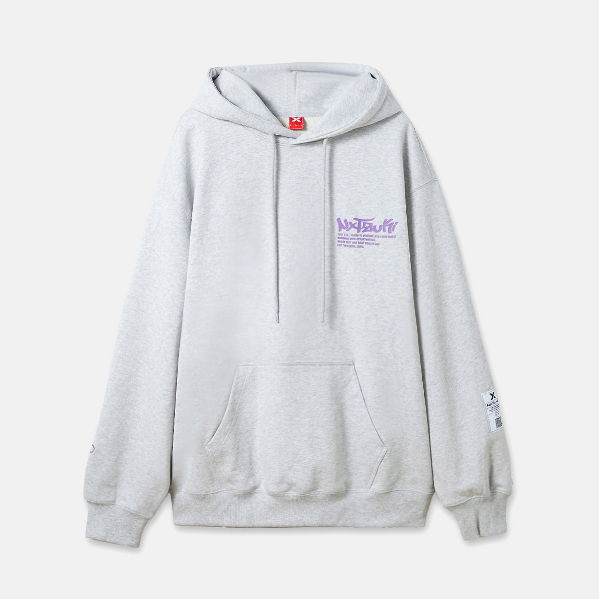 NXT AZUKI No.4589 Grey Hoodie