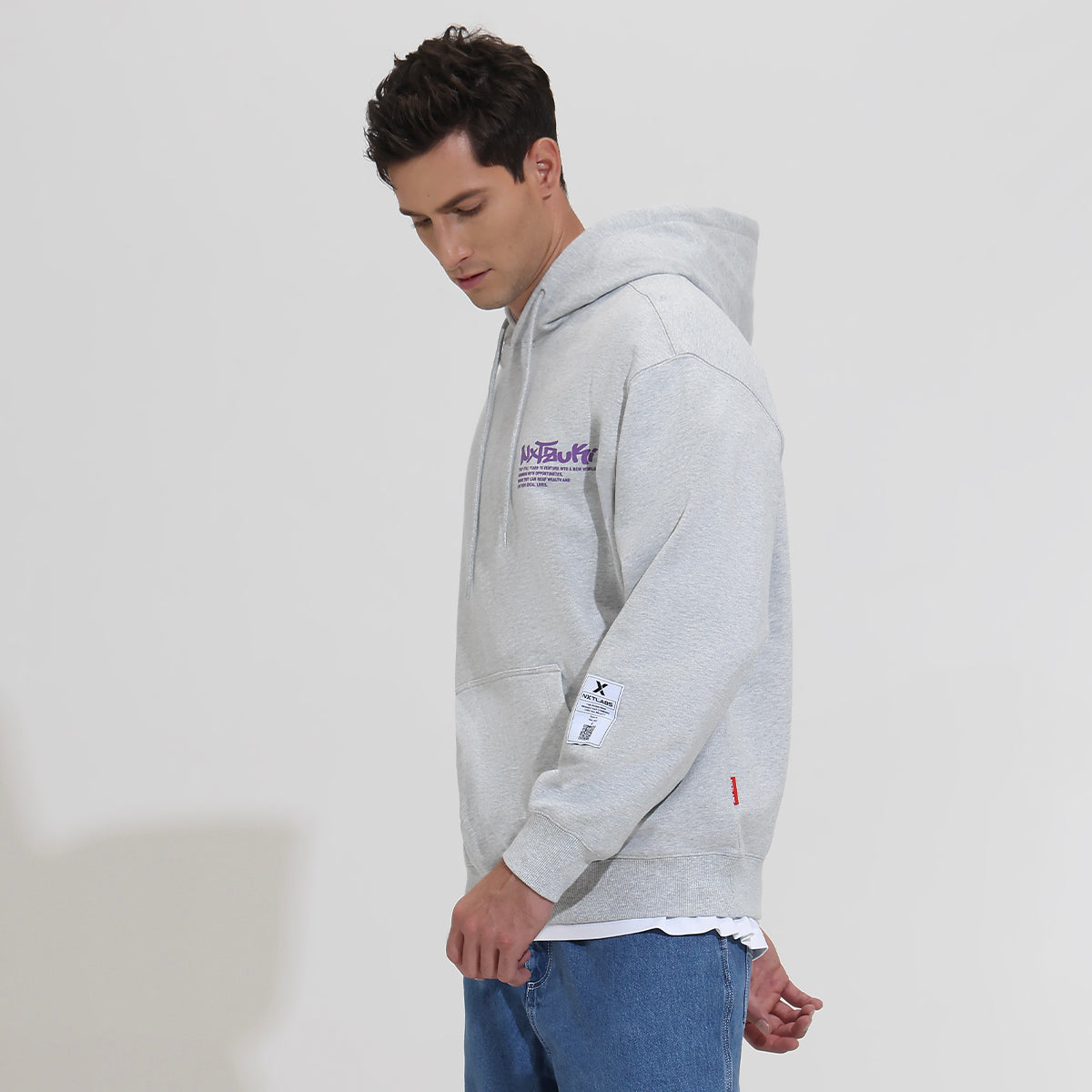 NXT AZUKI No.4589 Grey Hoodie