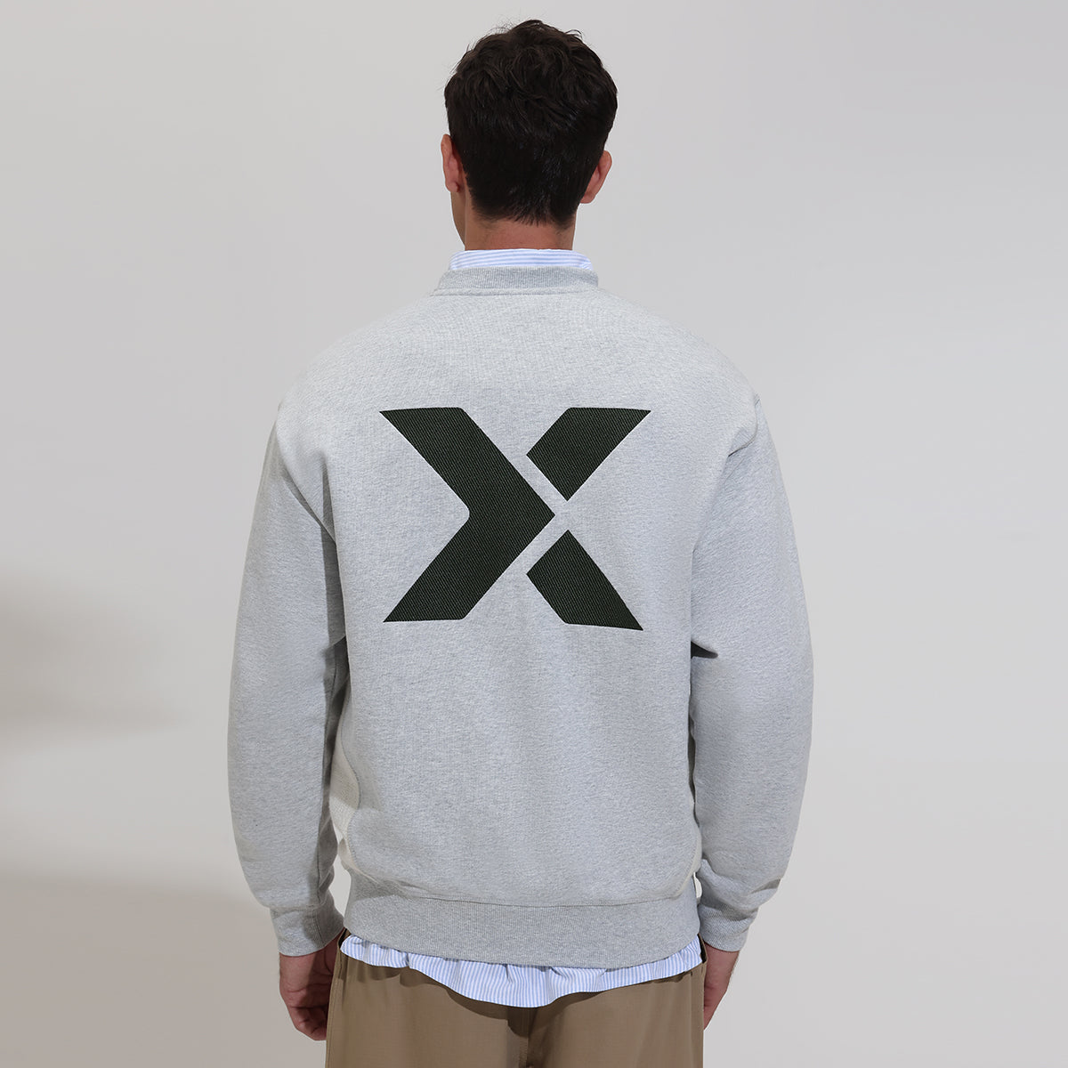 NXT Embroidery Grey Logo Sweatshirt