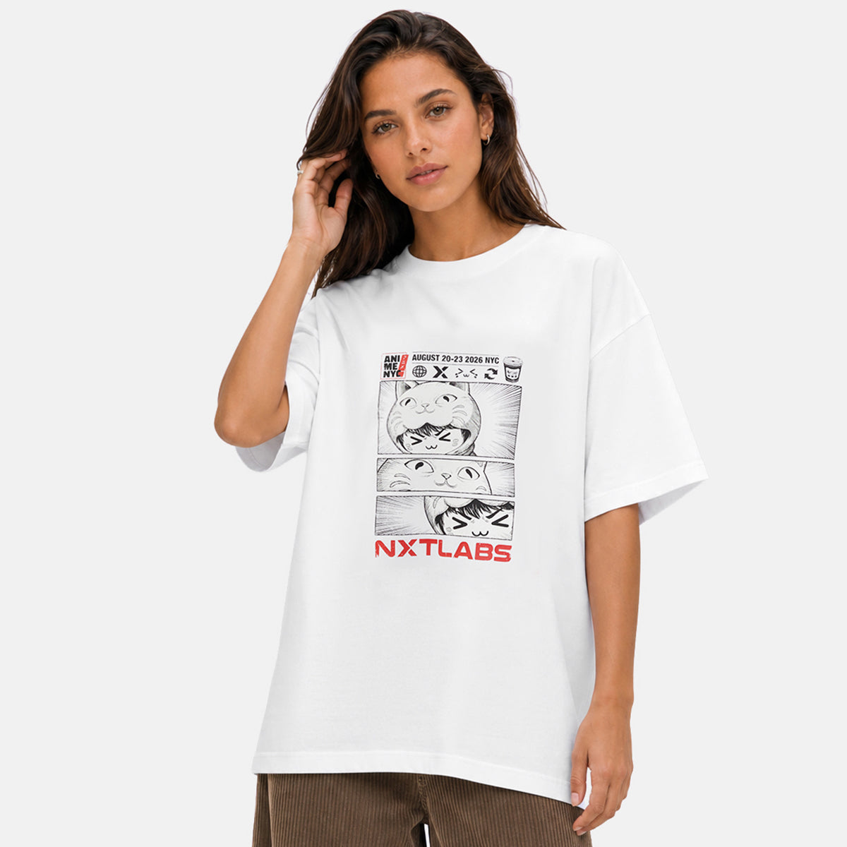 NXTLABS x Anime NYC Glow Comic Strip Tee
